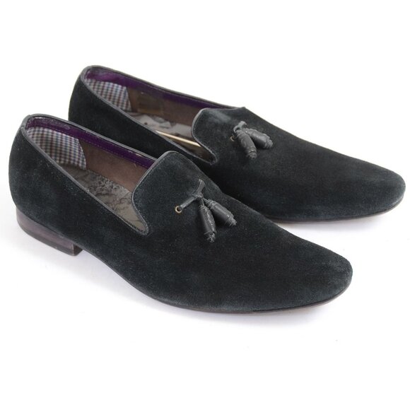 Ted Baker London \'Erdvis\' Men\'s 10 Tassel Suede Leather Dressy Gothic Loafer main image 4